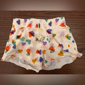 Molo Nicci Rainbow Heart White Swim Short size 3/98cm